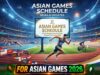 Asian Games 2026: क्रिकेट से कबड्डी तक भारत का पूरा शेड्यूल, जानें किस दिन कौन सा खेल