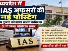 MP में बड़ा प्रशासनिक फेरबदल, IAS दिलीप कुमार बने सागर संभागायुक्त; 11 अफसरों के तबादले