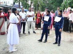 सेवा संकल्प अभियान में बच्चों की रचनात्मक अभिव्यक्ति से गूंजा विकसित भारत का संदेश