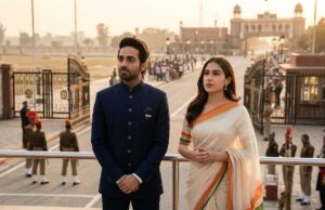 वाघा बॉर्डर पर आतिफ असलम के गाने से दब गई आयुष्मान-सारा की आवाज, वायरल हुआ वीडियो