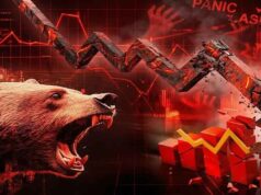 Stock Market Crash: 800 अंक उछलने के बाद धड़ाम हुआ सेंसेक्स, डे-हाई से 1,400 अंक फिसला