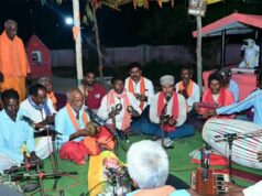 माता की भक्ति में रमे उप मुख्यमंत्री विजय शर्मा, हाथों में मंजीरा लेकर ग्रामीणों के साथ गाए जसगीत